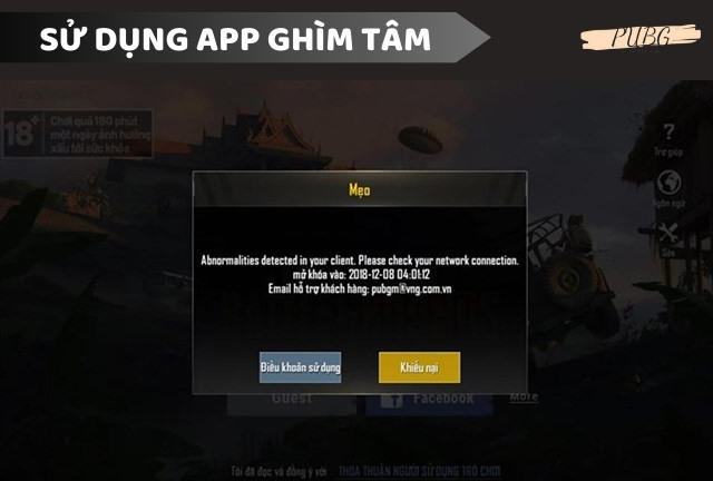 Sử dụng App ghìm tâm