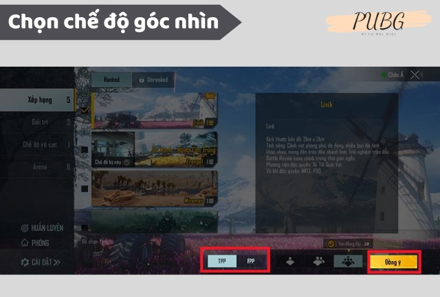 Chọn góc nhìn