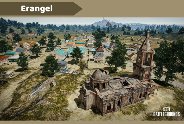 Map Erangel cổ điển Pubg Mobile