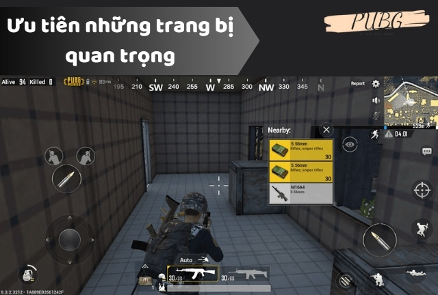 Cách loot đồ nhanh trong Pubg Mobie