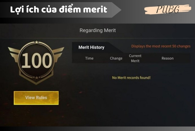 Cách tăng điểm Merit trong Pubg Mobile