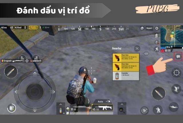 Ping đồ Pubg Mobile